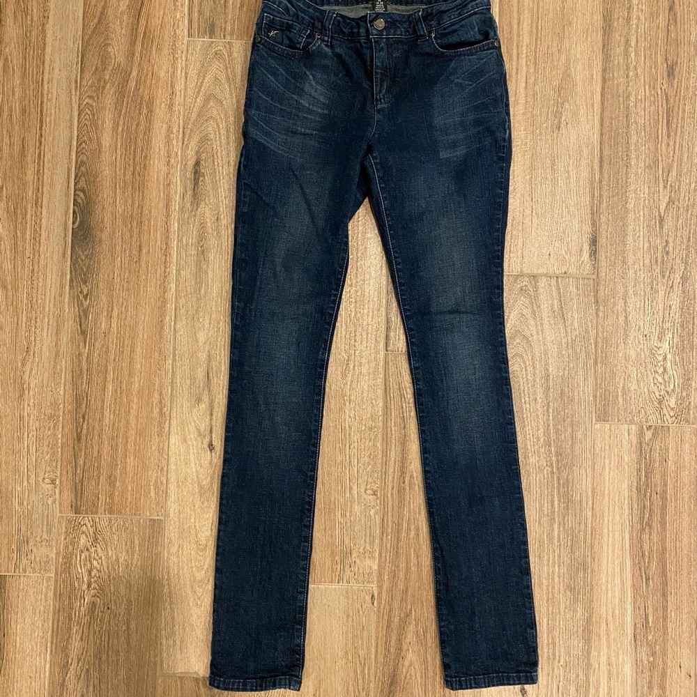 Kenneth Cole Dark Wash Skinny Jeans Size 26